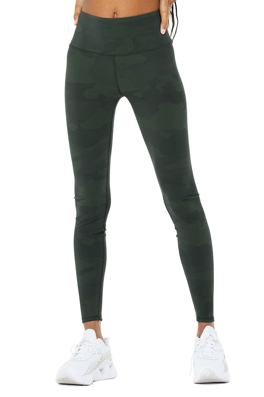 High Rise Camo Vapor Leggings — Hunter Camouflage