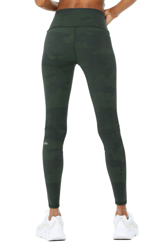 High Rise Camo Vapor Leggings — Hunter Camouflage