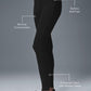 High Rise Alosoft Lounge Leggings — Black