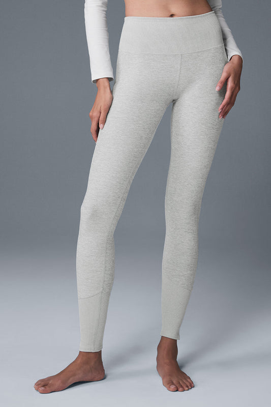 High Rise Alosoft Lounge Leggings — Athletic Heather Grey