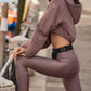 7/8 High Rise Airlift Leggings — Mushroom
