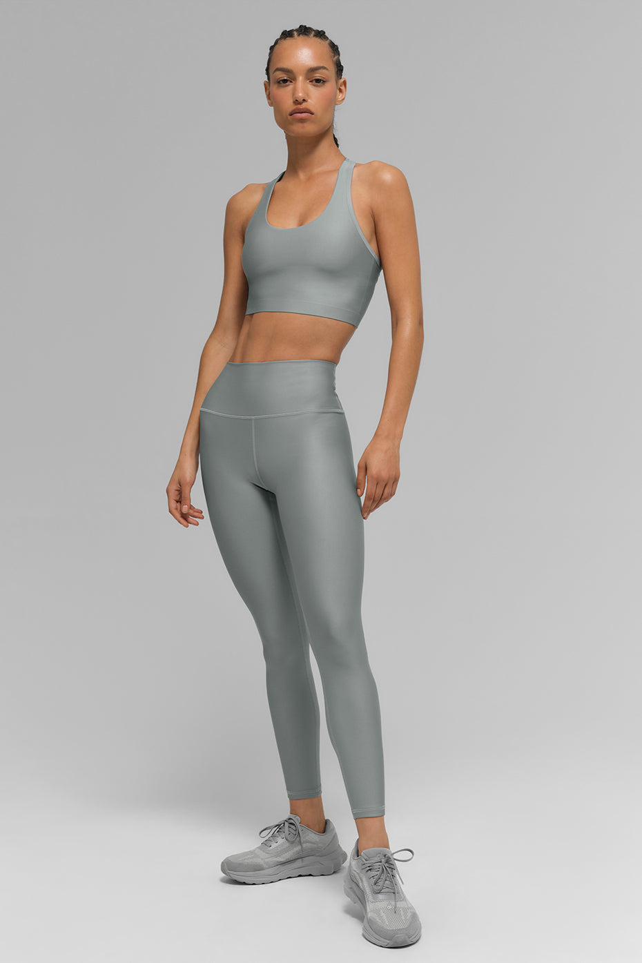 7/8 High Rise Airlift Leggings — Lunar Grey