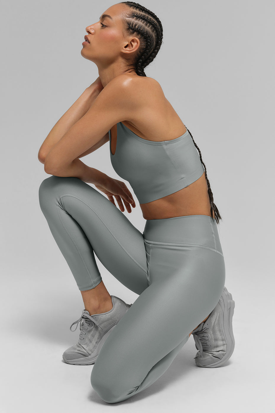 7/8 High Rise Airlift Leggings — Lunar Grey