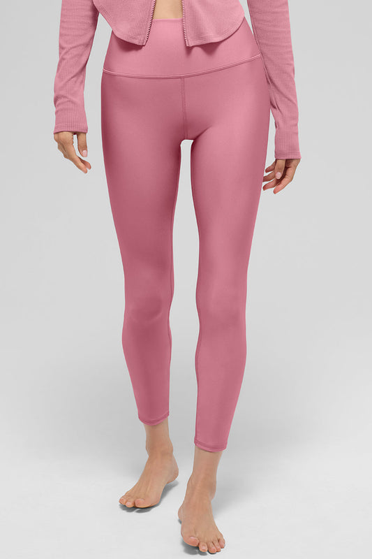 7/8 High Rise Airlift Leggings — Pink Wild Rose