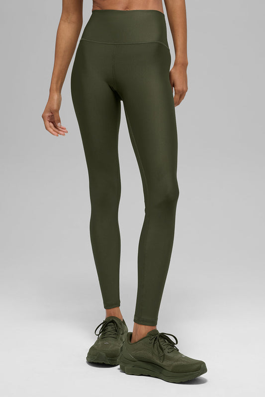 7/8 High Rise Airlift Leggings — Green Olive