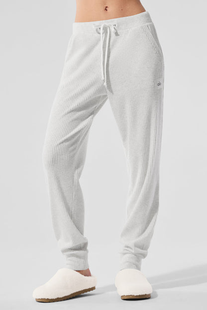 Muse Joggers — White Heather