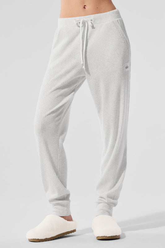 Muse Joggers — White Heather