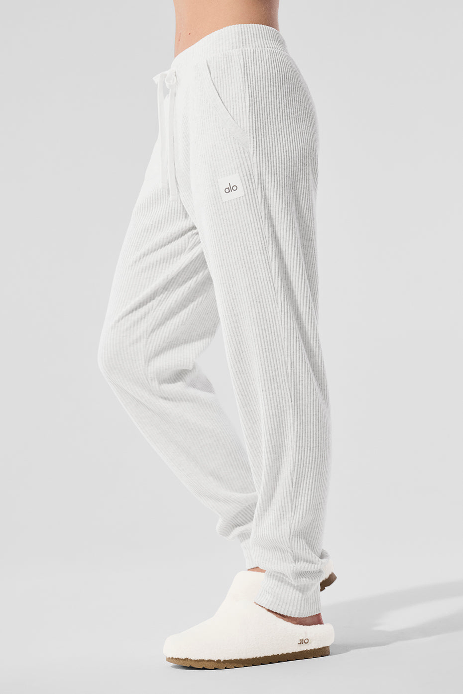 Muse Joggers — White Heather
