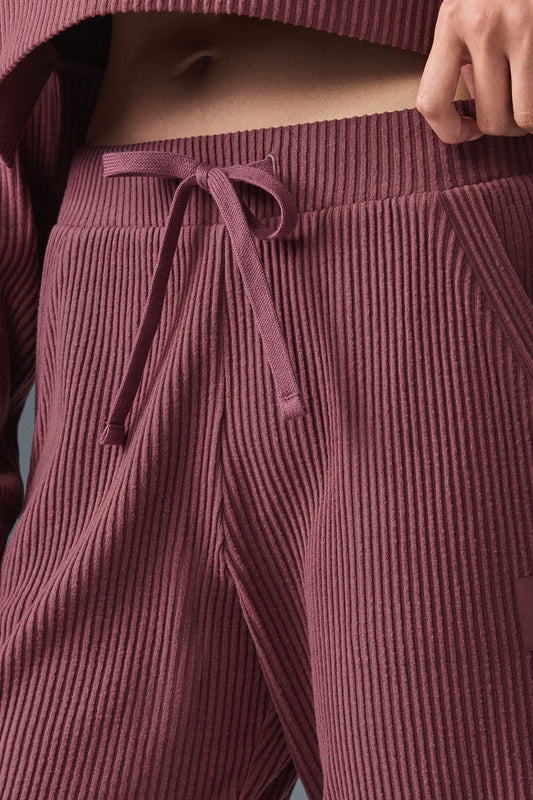 Muse Joggers — Burgundy Truffle