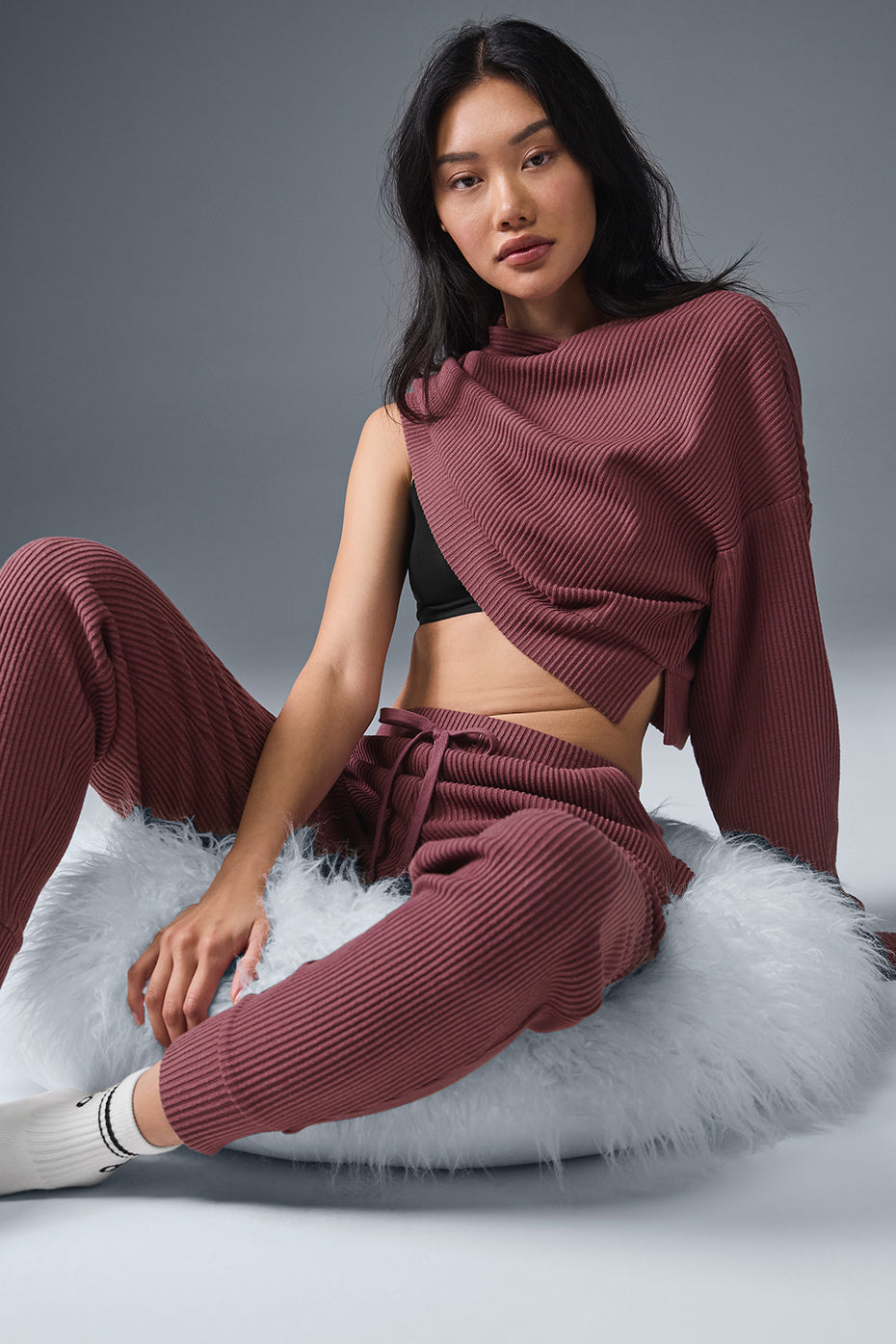 Muse Joggers — Burgundy Truffle