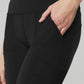 High Rise Cargo Leggings — Black