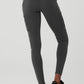 High Rise Cargo Leggings — Anthracite