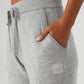 High Rise Cashmere Jet Set Pant — Dove Grey Heather