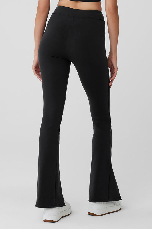 Airbrush High Rise Flutter Leggings — Black