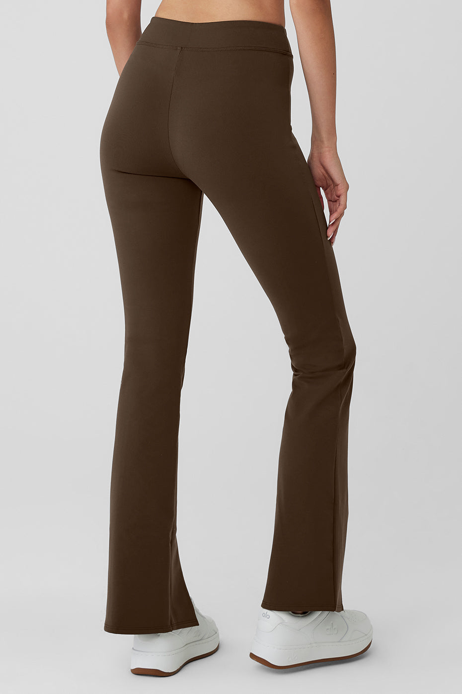 Airbrush High Rise Flutter Leggings — Espresso