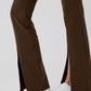 Airbrush High Rise Flutter Leggings — Espresso