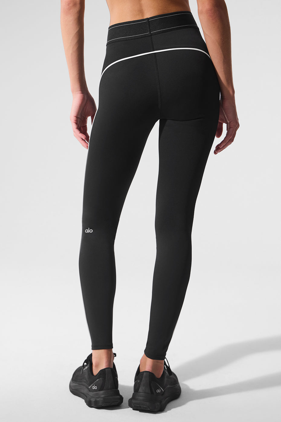 Airlift High Rise Suit Up Leggings — Black/White