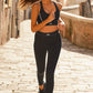 Airlift High Rise Suit Up Leggings — Black/White