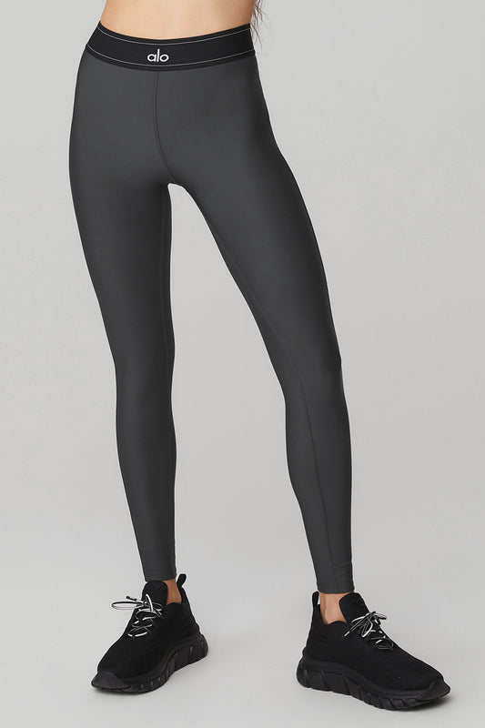 Airlift High Rise Suit Up Leggings — Anthracite/Black