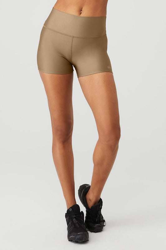 3" High Rise Airlift Shorts — Gravel