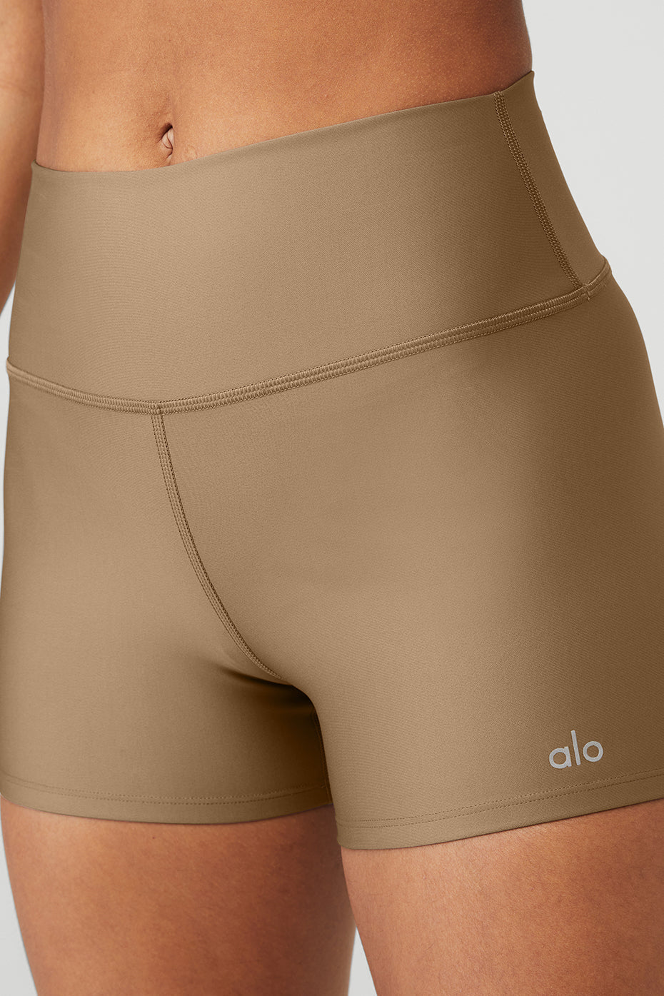 3" High Rise Airlift Shorts — Gravel