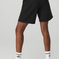 High Rise Easy Sweat Shorts — Black