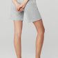 High Rise Easy Sweat Shorts — Athletic Heather Grey