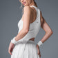 Varsity Tennis Skirt — White