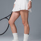 Varsity Tennis Skirt — White
