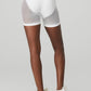 Seamless High Rise Limitless Open Air Shorts — White