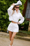 Alumni Shorts — White