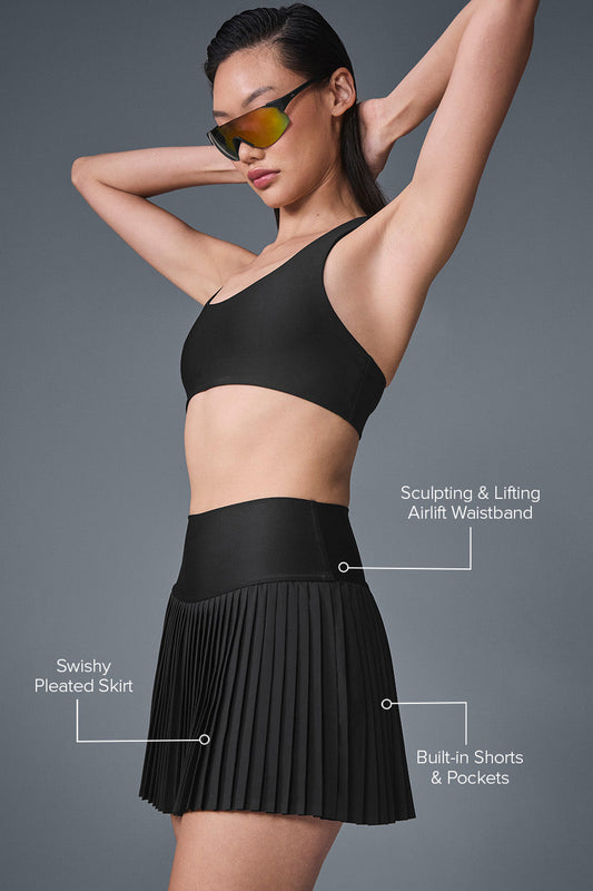 Grand Slam Tennis Skirt — Black