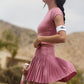 Grand Slam Tennis Skirt — Pink Wild Rose