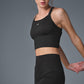 5" Seamless Ribbed Favorite Shorts — Black