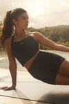 5" Seamless Ribbed Favorite Shorts — Black