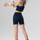 5" Seamless Ribbed Favorite Shorts — Navy
