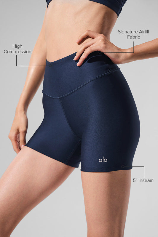5" Airlift Energy Shorts — Navy