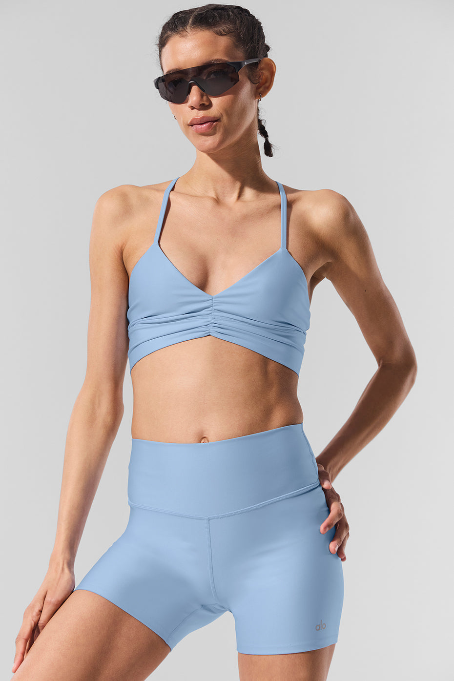 5" Airlift Energy Shorts — Seashell Blue