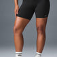 5" Airbrush High Rise Biker Shorts — Black