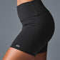 5" Airbrush High Rise Biker Shorts — Black