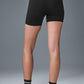 5" Airbrush High Rise Biker Shorts — Black