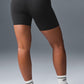 5" Airbrush High Rise Biker Shorts — Black