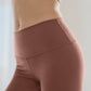5" Airbrush High Rise Biker Shorts — Chestnut