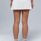 Micro Plisse Tennis Skirt — White
