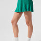 Micro Plisse Tennis Skirt — Spruce Green