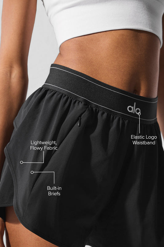 Match Point Shorts — Black