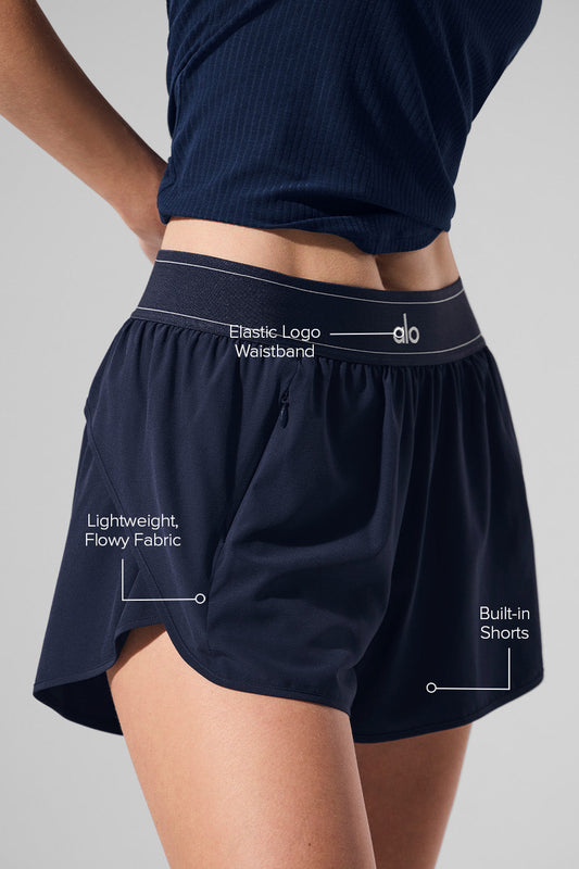 Match Point Shorts — Navy