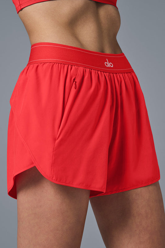Match Point Shorts — Red Hot Summer