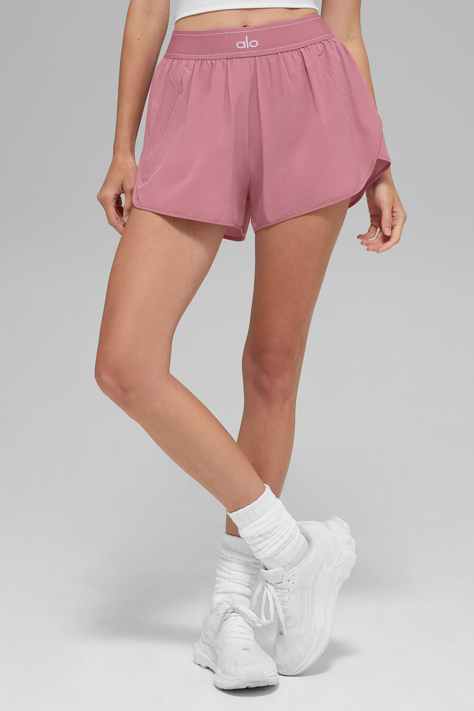 Match Point Shorts — Pink Wild Rose