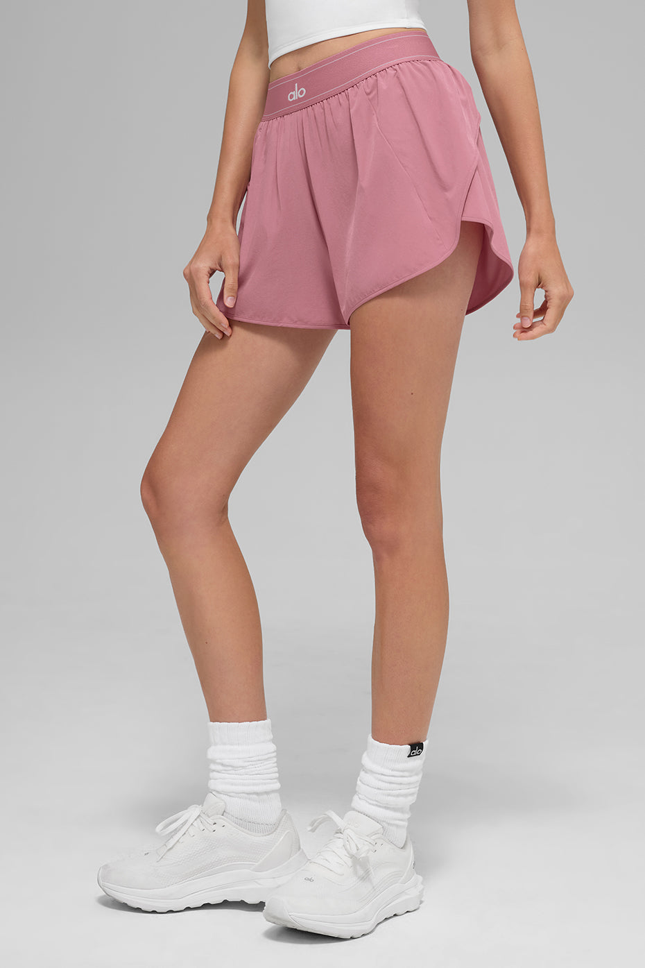 Match Point Shorts — Pink Wild Rose